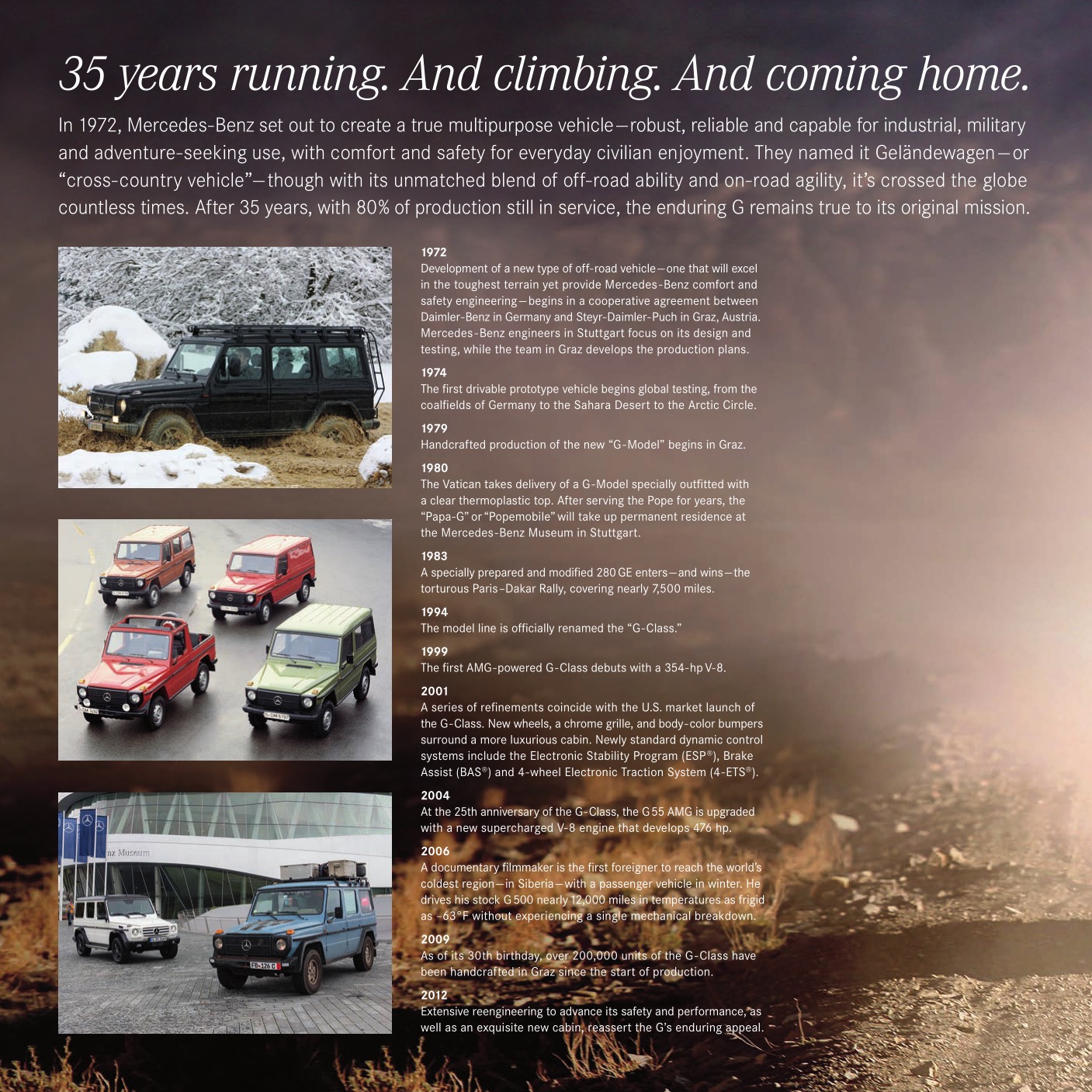 2015 Mercedes-Benz G-Class Brochure Page 29
